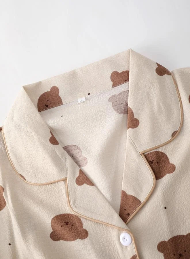 Take Two  Women Graphic Print Shirt and Pyjama Set for Women | Best Price UAE